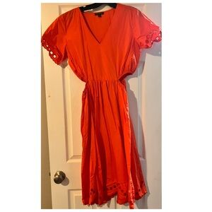 Elegant Orange Dress